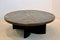 Brutalist Ceramic and Brass Artwork Coffee Table by Paul Kingma, Image 1