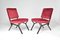 Chaises en Velours, Italie, 1950s, Set de 2 2