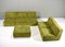 Green Velvet Sectional Sofa from in the style of COR, 1970s, Set of 6, Image 6