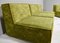 Green Velvet Sectional Sofa from in the style of COR, 1970s, Set of 6, Image 13
