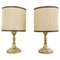 Mid-Century Brass Table or Bedside Lamps, Italy, 1960s, Set of 2 1