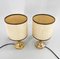 Mid-Century Brass Table or Bedside Lamps, Italy, 1960s, Set of 2 3