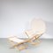 Regina D'Africa Chair with Stool by Vico Magistretti for Alias, Italy, 1970s, Set of 2, Image 3