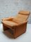 Camel Leather Ds-50 Lounge Chair & Footstool attributed to de Sede, 1970s, Set of 2 14