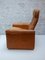 Camel Leather Ds-50 Lounge Chair & Footstool attributed to de Sede, 1970s, Set of 2 8