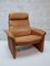 Camel Leather Ds-50 Lounge Chair & Footstool attributed to de Sede, 1970s, Set of 2 4