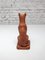 Terracotta Sculpture of a Sitting Cat, 1970s, Image 7