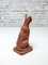 Terracotta Sculpture of a Sitting Cat, 1970s, Image 8