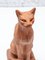 Terracotta Sculpture of a Sitting Cat, 1970s, Image 11