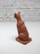 Terracotta Sculpture of a Sitting Cat, 1970s, Image 6