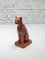 Terracotta Sculpture of a Sitting Cat, 1970s, Image 4