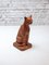 Scultura in terracotta con gatto seduto, anni '70, Immagine 9