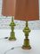 Green Ceramic Table Lamps attributed to Poul Eliasen, 1967, Set of 2 10