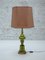 Green Ceramic Table Lamps attributed to Poul Eliasen, 1967, Set of 2 3