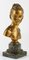 Houdon, Busto de Louise Brongniart, siglo XIX, Bronce dorado, Imagen 2