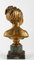 Houdon, Busto de Louise Brongniart, siglo XIX, Bronce dorado, Imagen 4