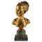 Houdon, Busto di Louise Brongniart, XIX secolo, bronzo dorato, Immagine 1