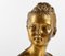 Houdon, Büste von Louise Brongniart, 19. Jh., Vergoldete Bronze 7