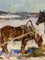 Leonid Vaichili, February, Horses in the Snow, Oil Painting, 1965, Image 5