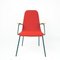Mid-Century Austrian Red Lounge or Cocktail Chair by Carl Auböck, 1950s 8