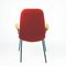 Mid-Century Austrian Red Lounge or Cocktail Chair by Carl Auböck, 1950s 4
