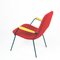 Fauteuil ou Cocktail Mid-Century Rouge par Carl Auböck, Autriche, 1950s 5