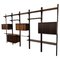 Mid-Century Suspended Wooden Wall Unit attributed to Poul Cadovius, Denmark, 1960s, Image 1