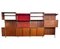 Mid-Century Modern Wooden Wall Unit attributed to Georges Coslin, 1950s 3