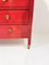 Mid-Century Red Chest of Drawers attributed to Carlo di Carli, Italy, 1970s 7