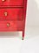 Mid-Century Red Chest of Drawers attributed to Carlo di Carli, Italy, 1970s, Image 7