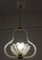 Lámparas colgantes o faroles Art Déco de cristal de Murano y latón atribuidos a Barovier de Erco, 1940, Imagen 6