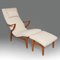 Armchair and Ottoman by Axel Larsson, 1940s, Set of 2, Image 3