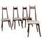 Dining Chairs by Angelo Mangiarotti, 1970s, Set of 4 1