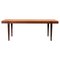 Teak Coffee Table with Extensions in Formica, 1960s, Image 1