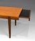 Teak Coffee Table with Extensions in Formica, 1960s 2
