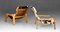 Pulkka Lounge Chair in Beech Wood and Cowhide attributed to Ilmari Lappalainen for Asko, 1960s, Image 3