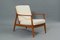 Teak and Rattan Armchair attributed to Folke Ohlsson for Dux, 1960s 3