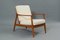 Teak and Rattan Armchair attributed to Folke Ohlsson for Dux, 1960s, Image 3