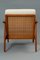 Teak and Rattan Armchair attributed to Folke Ohlsson for Dux, 1960s 4