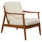 Teak and Rattan Armchair attributed to Folke Ohlsson for Dux, 1960s 1