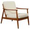 Teak and Rattan Armchair attributed to Folke Ohlsson for Dux, 1960s, Image 1