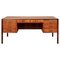 Mid-Century Modern Rosewood Executive Desk attributed to Ole Wanscher, 1960s 1