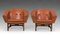 Mid-Century Modern Corona Armchairs in Leather by Lennart Bender, 1960s, Set of 2, Image 2