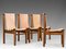 Dining Chairs in Leather and Beech attributed to Ilmari Tapiovaara, 1950s, Set of 4 3