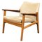 Mid-Century 9015 Suede Easy Chair attributed to Hans Olsen for Gärsnäs, 1960s, Image 1