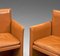 Leather Model 401 Break Armchairs for Cassina attributed to Mario Bellini, 1980s, Set of 2 5