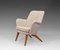 Mid-Century Modern Pedro Armchair in Beech and Ulpholstery by Carl Gustaf Hiort, 1950s, Image 2