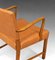 Oak and Leather Armchair attributed to Kaare Klint, 1930s 4