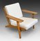 Poltrona attribuita a Hans J. Wegner per Getama, anni '50, Immagine 2