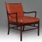 OW 149 or Colonial Armchair in Mahogany and Leather attributed to Ole Wanscher, 1960s 3